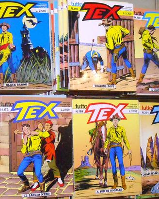 STOCK 82 fumetti TUTTO TEX - per numeri vedi lista