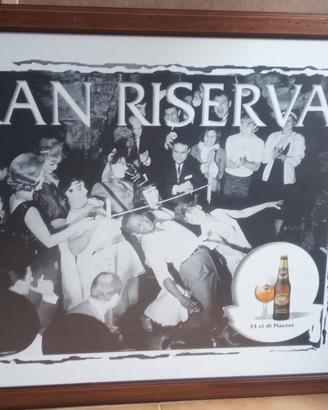 Quadro pubblicitario Peroni