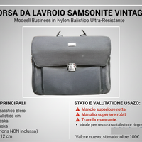 Borsa Lavoro Samsonite Business – Nylon Balistico