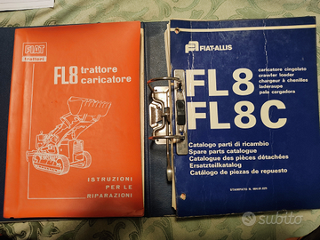 Manuale d'officina e ricambi fiat pala FL8