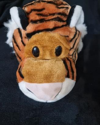 Cappello in peluche Tigre nuovo 
