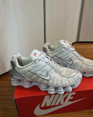 shox nike bianche