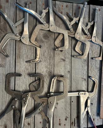 7 pinze autobloccanti Wurth e Bessey