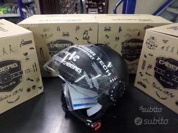 Casco jet caberg riviera v3 nero opaco