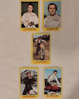  Figurine Panini 70/71 automobilismo motociclismo 