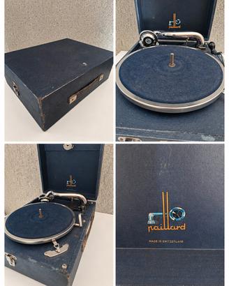 Giradischi portatile Paillard (anni 40/50)