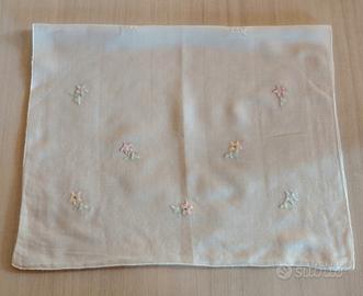 Tovaglietta Vintage Lino Anni 50 Ricamata a mano