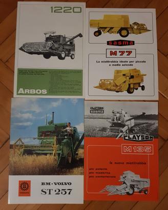 Brochure mietitrebbie varie marche