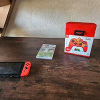 switch con controller e gioco