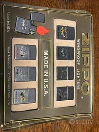 Zippo set 8 accendini vintage Aircraft