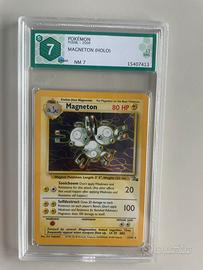 Carta Pokemon Magneton Fossil graad 7