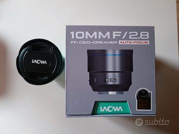 Laowa 10mm ultra angolare.per Sony E-Mount