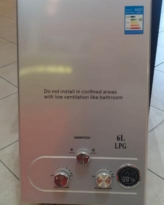 Scaldabagno caldaia Gpl 6 lt. nuovo