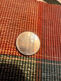 Moneta da 100 lire anno 1978