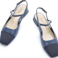 Ballerine con tacchetto e punta quadrata Paravano