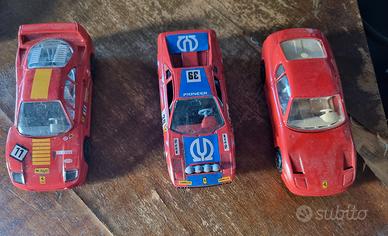 3 modellini ferrari 456gt 308gtb f40