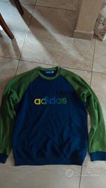 FELPA UOMO DI COTONE E POLIESTERE BRAND ADIDAS