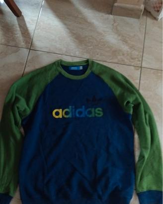 FELPA UOMO DI COTONE E POLIESTERE BRAND ADIDAS