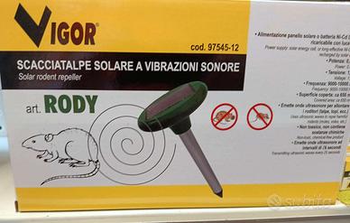 SCACCIATALPE A PANNELLO SOLARE 