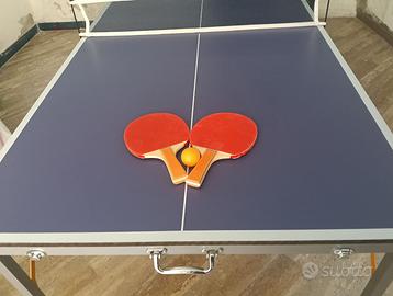TAVOLO PING PONG PORTATILE + RACCHETTE