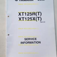 Yamaha XT 125 R-X 2005 Service Information manuale