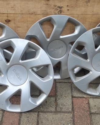 5 copricerchi coppe borchie dacia 15"