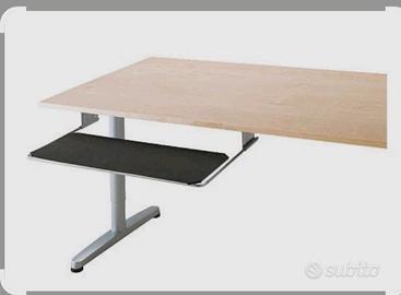 IKEA Summera vassoio tastiera grigio metallo