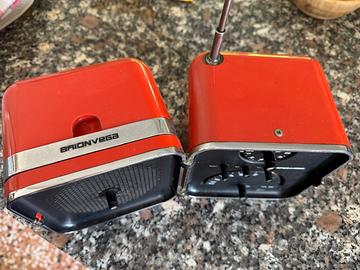 Radio cubo rossa brionvega vintage