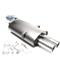 SILENZIATORE DI SCARICO BMW E46 98-07 ACCIAIO