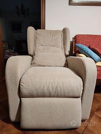 Poltrona Relax Zorzi Salotti Group Beige