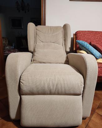 Poltrona Relax Zorzi Salotti Group Beige