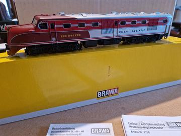 Brawa H0 Locomotiva Diesel Rock Island 0896 Rif Lc
