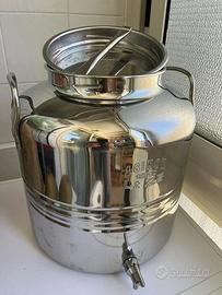 Fusto acciao inox 25 l. con rubinetto