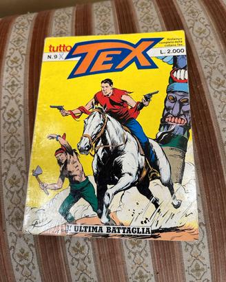 Fumetto Tex n. 9 L'ultima battaglia