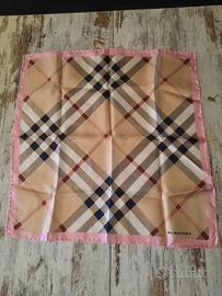 foulard burberry rosa e check