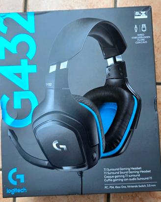 Cuffie Logitech G432 Nuove Sigillate Con Audio 7.1