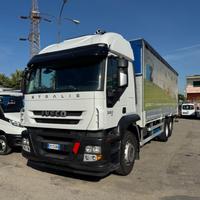 Iveco Stralis 360 cassone centinato + sponda euro 