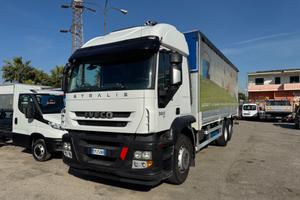 Iveco Stralis 360 cassone centinato + sponda euro 