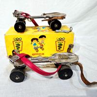 Coppia Pattini a rotelle Vintage Anni 60
