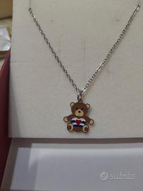 collana donna teddy smaltato 