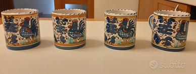 Boccali vintage ceramica di Faenza 