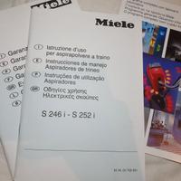 Libretto istruzioni uso aspirapolvere miele