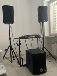 DRY HIRE Impianto audio