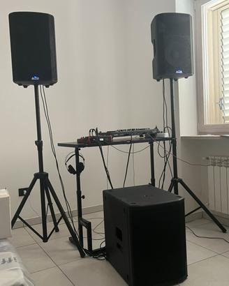 DRY HIRE Impianto audio