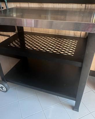 Carrello per cucina, barbecue o attrezzi