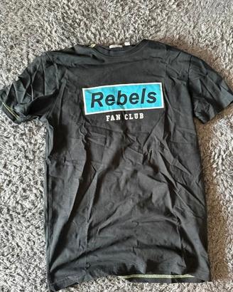 T-shirt uomo antracite stampa Rebels Fan Club M