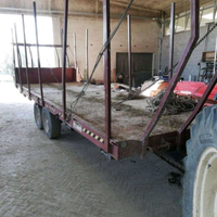 Carrellone agricolo trasporto fieno e cingolati