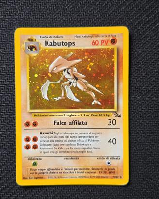 Kabutops 9/62 Fossil Holo