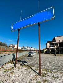 INSEGNA  ILLUMINATA 5 metri X 1