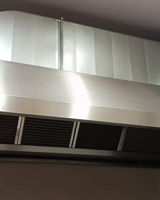Sistema Completo Cappe Industriali in Acciaio Inox